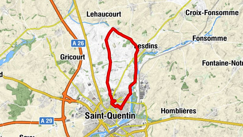 Saint-Quentin - Le Tronquoy - Omissy - Église Notre-Dame de Remicourt