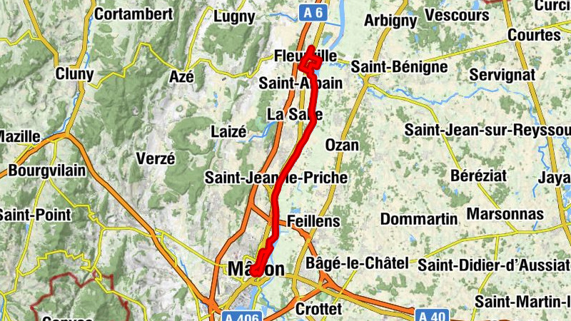 Bar-Restaurant de la Gare - Les Tessonnières - Chapelle de l'école Sainte-Jeanne-d'Arc - Mâcon