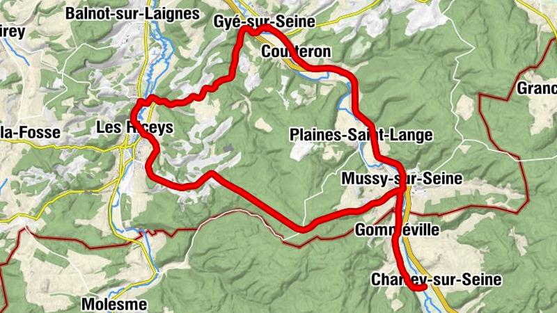 Charrey-sur-Seine - Chapelle Saint-Antoine - Église Saint-Pierre-ès-Liens - Église Saint-Jean Baptiste