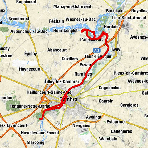 Cambrai - Morenchies - Ramillies - Thun-l'Évêque