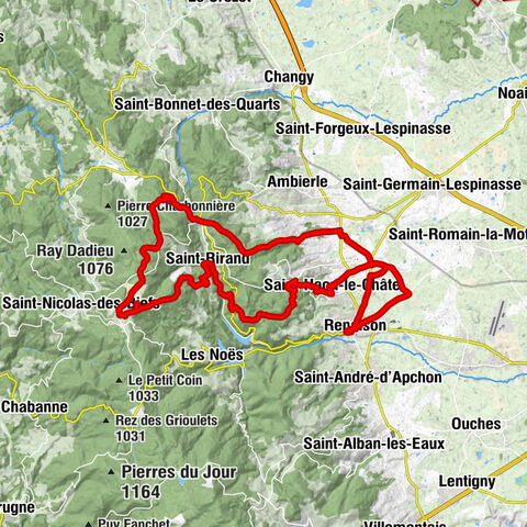 Renaison - Chapelle Saint-Roch - Église Saint-Rirand - Église Saint-Pierre