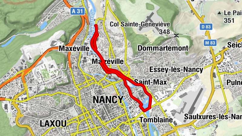 Malzéville - Nancy - Saint-Max