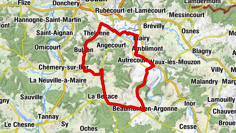 Beaumont-en-Argonne - Église Saint-Laurent - Abbatiale Notre-Dame - Église Sainte-Geneviève