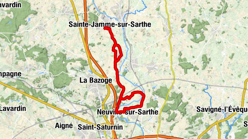 Sainte-Jamme-sur-Sarthe - Clémencé - Les Jolles - Église Saint-Martin