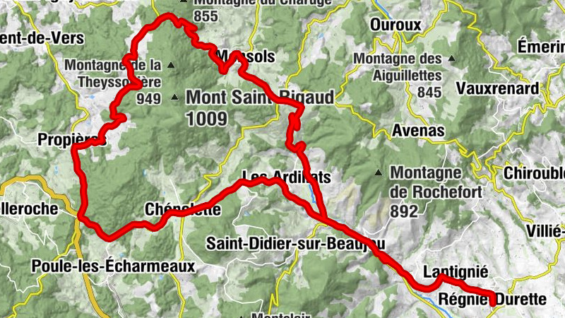 Église Saint-Jean Apôtre - Église Saint-Martin - Église Saint-Sulpice - Régnié-Durette