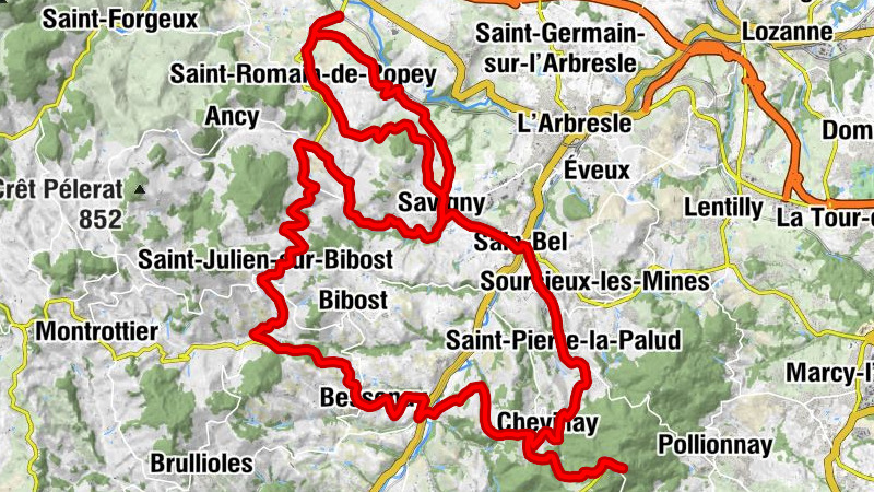 Saint-Romain-de-Popey - Église Saint-Julien - Église Saint-Georges - Église Saint-Pierre