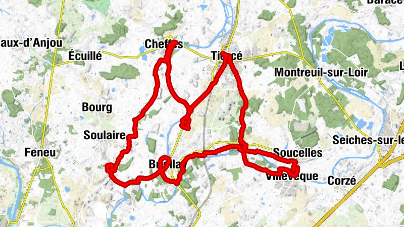 Le Bourg - Tiercé - Chapelle Notre-Dame - Église Notre-Dame