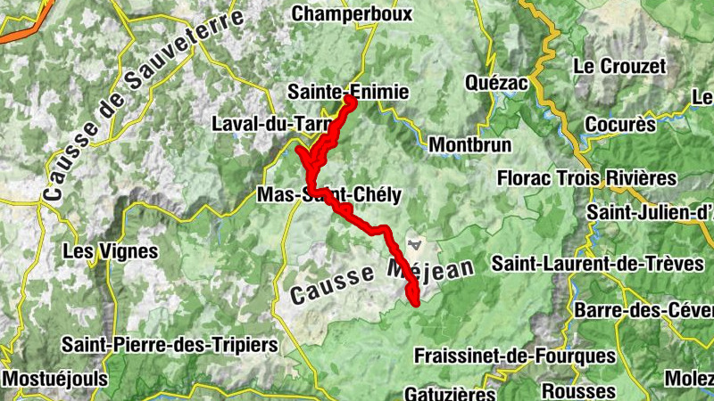 Église Paroissiale Sainte-Enimie - Auberge de la Cascade - Église Notre-Dame-de-l'Assomption - Église Saint-Côme et Saint-Damien