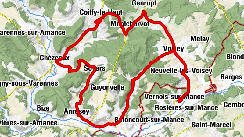 Vernois-sur-Mance - Église Saint-Barthélemy - Église Saint-Valbert - Église Notre-Dame-de-la-Nativité