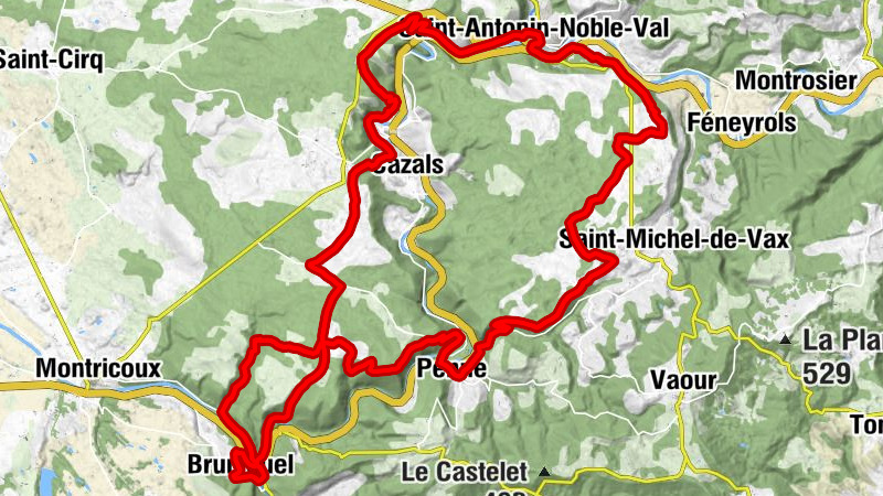 Saint-Antonin-Noble-Val - Église Saint-Antonin - Église Notre-Dame-de-l'Assomption - Le Vallon