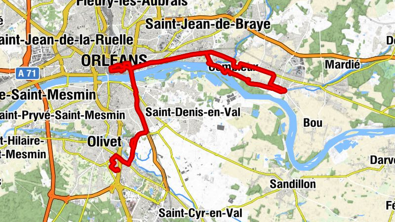 Le Grand Clos du Larry - Église Réformée d'Orléans - Chapelle Saint-Loup - Église Saint-Pierre