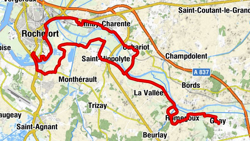 Geay - Église Saint-Étienne - Rochefort - Église Saint-Hippolyte