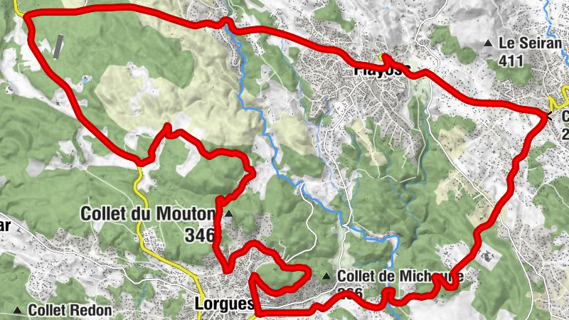 Lorgues - Col de l'Ange - Draguignan - Flayosc