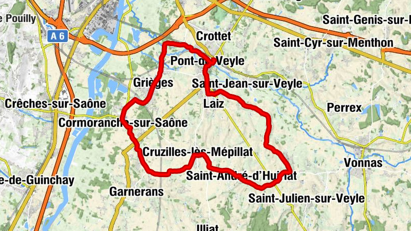 Pont-de-Veyle - Montaplan - La Samiane - Église Saint-Denis