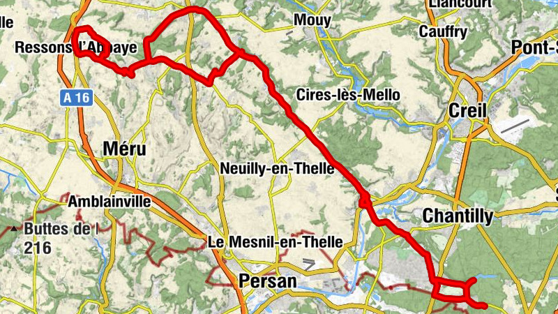 Orry-la-Ville - Coye-la-Forêt - Église Saint-Georges - Église Saint-Martin - Église Sainte-Geneviève