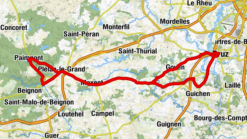 Bruz - Église Saint-Martin - Église Saint-Tugdual - Église Saint-Maxent