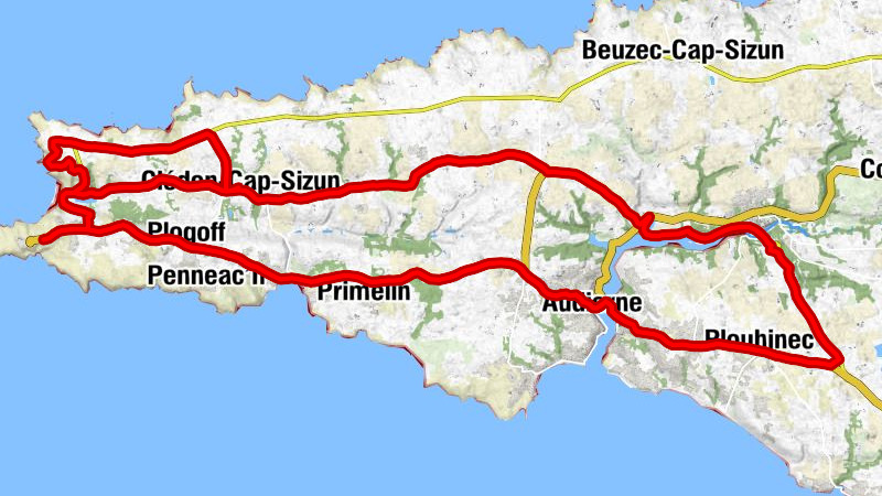 Cléden-Cap-Sizun - Chapelle Saint-Tugdual - Église Saint-Winoc - Chapelle Saint-Yves