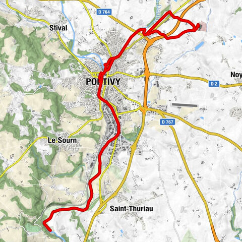 Caudan - Crénihuel - La Villeneuve - Pontivy