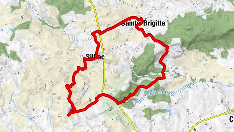 Le Moulin de Pont-Samoel - Parc Pen Clenneve - Chapelle Saint-Laurent - Église Saint-Pierre