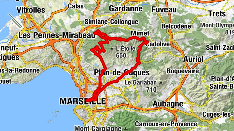 Marseille-Saint-Charles - Le Petit Sanguin - La Petite Etoile - Pilon du Roi