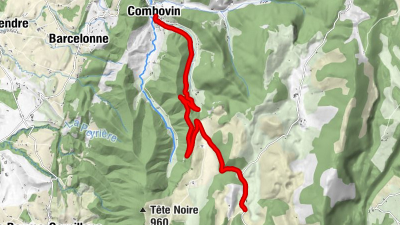 Combovin - Église Saint-Martin - Auberge des Trois Ruisseaux