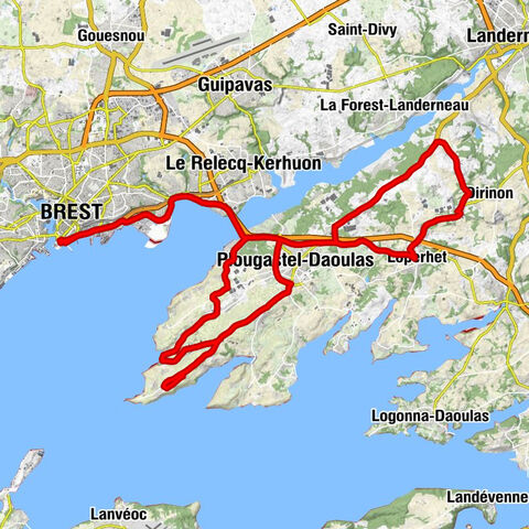 Dirinon-Loperhet - Plougastel-Daoulas - Brest - Chapelle Sainte-Christine