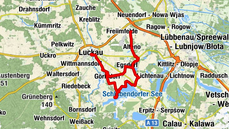 Duben (Niederlausitz) - Dorfkirche Stöbitz - Schlabendorfer Kirche - Dorfkirche Egsdorf