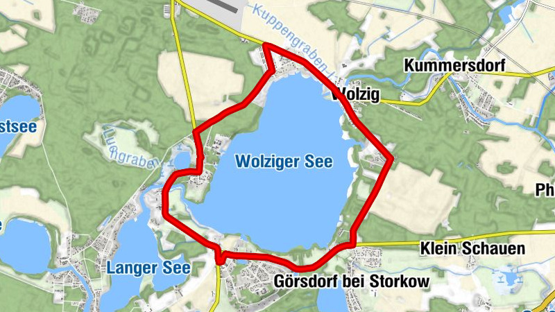 Alter Dorfkrug - Kolberg - Blossin - Wolziger Kolonie