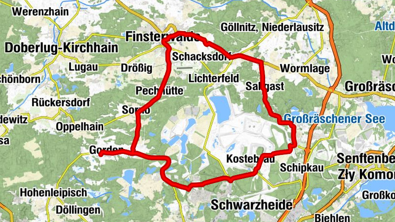 Sportlereck Gorden - Gorden - Trinitatiskirche (ev.) - Finsterwalde