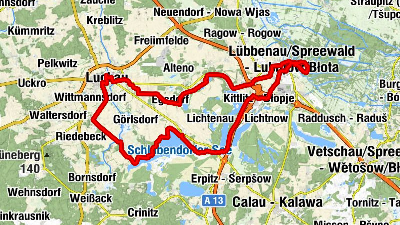 Zur Weiche - Beesdauer Kirche - Sankt-Nikolai-Kirche - Dorfkirche Egsdorf