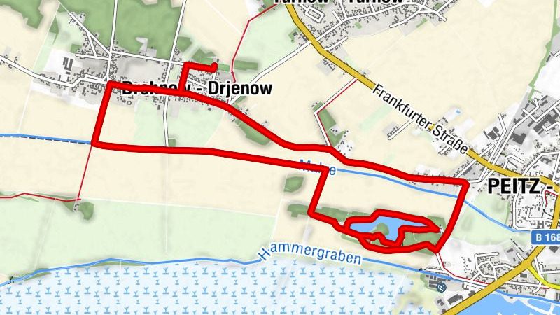 Drehnow - Drjenow - Peitz - Picnjo