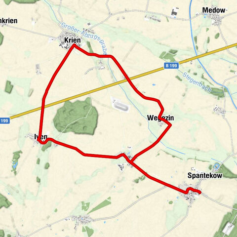 Spantekow - Dennin - Iven - Dorfkirche