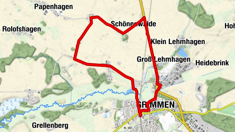 Grimmen - Holthof - Hoikenhagen