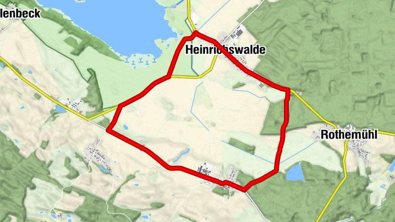 Heinrichswalde - Dorfkirche Heinrichswalde - Strasburg (Uckermark)