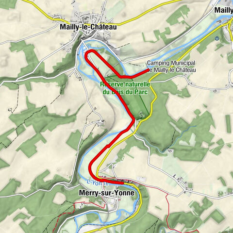 Merry-sur-Yonne - Écluse Ravereau - Mailly-le-Château