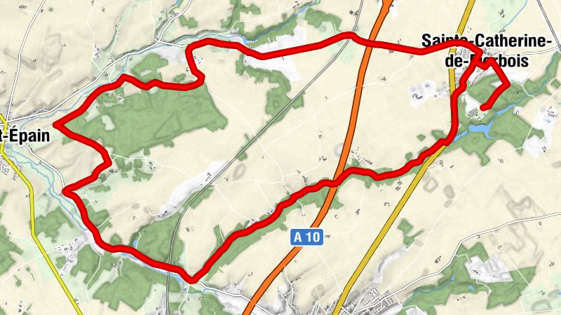 Pré de la Vigne - Sainte-Catherine-de-Fierbois - Le Bourg - Pré des Lisses