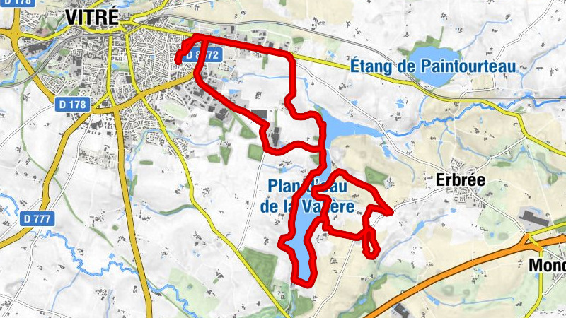 Vitré - Le Bois Pinson - Le Moulin de la Haie - La Riauté