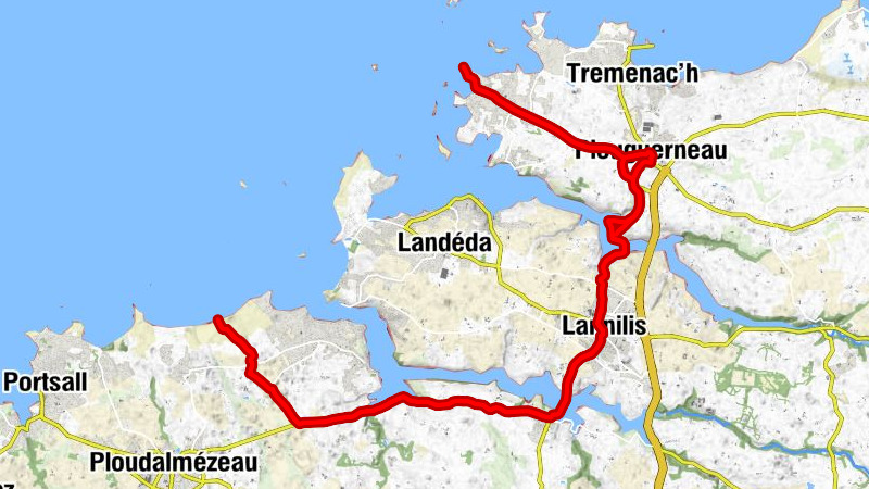 Stread Veur - Chapelle de Loc Majan - Église Saint-Pierre et Saint-Paul - Église Notre-Dame