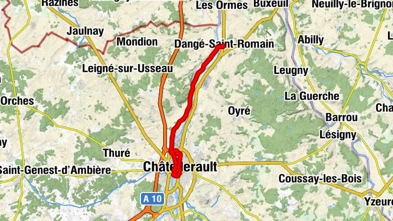 Dangé-Saint-Romain - Église Saint-Romain - Châtellerault - Église Saint-Jean-Baptiste