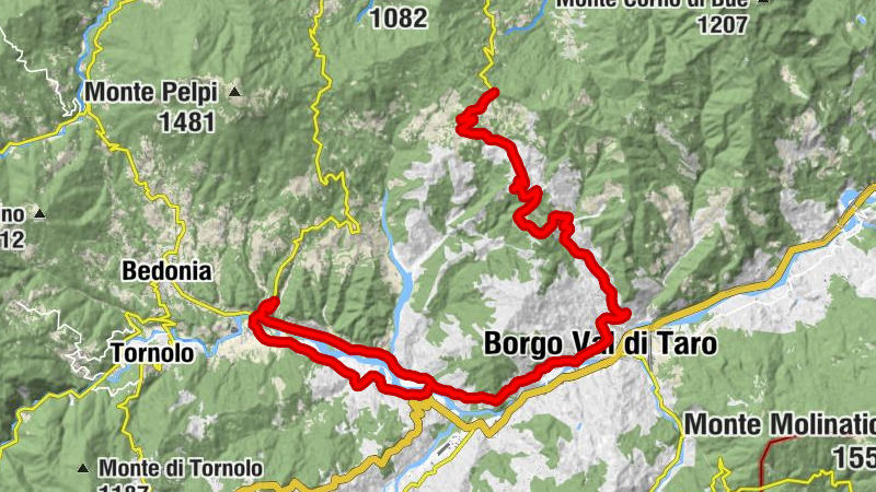 Compiano - Fratta - Casello - Borgo Val di Taro