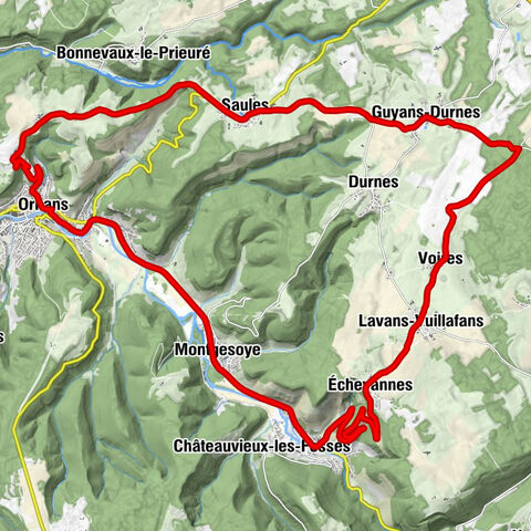 Ornans - Église Saint-Martin - Chapelle Sainte-Gertrude - Église de l'Assomption