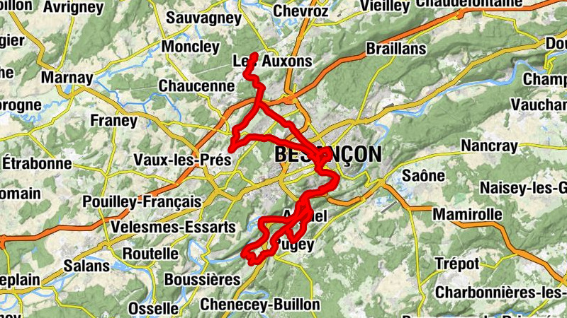 Besançon Franche-Comté TGV - Église de la Sainte-Trinité - Église Saint-Hippolyte - Église Saint-Aubin