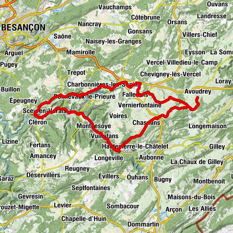 Aux Rateux - Église Notre-Dame du Chêne - Église Saint-Nicolas - Église de l'Invention-des-Reliques-de-Saint-Étienne