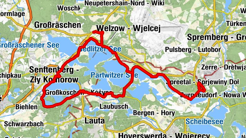 Allmosen - Senftenberg - Zły Komorow - il Massimo - Evangelische Kirche Großkoschen