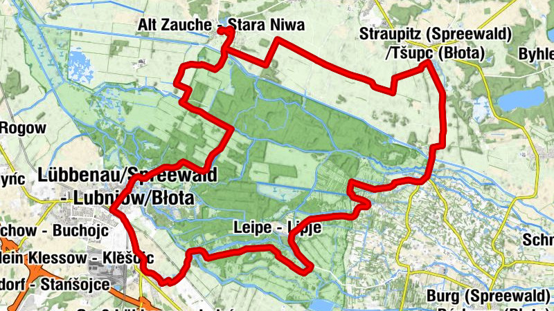 Alt Zauche - Stara Niwa - Gasthaus In Mühle - Dubkow Mühle - Sankt-Nikolai-Kirche