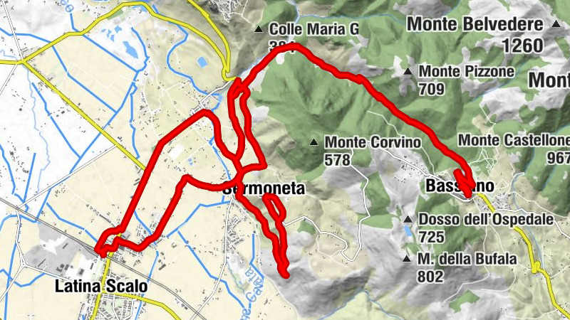 Latina - Il Laghetto - Sermoneta - Cattedrale di Sermoneta