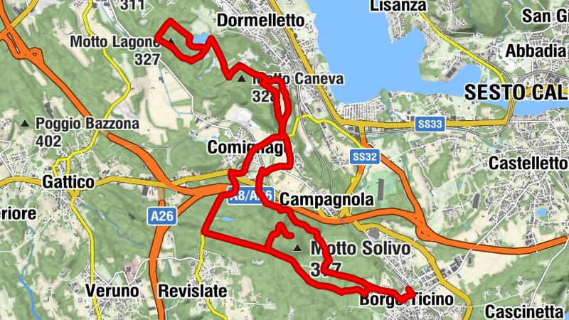 Borgo Ticino - Motto Lagone - Abbazia di santo Spirito