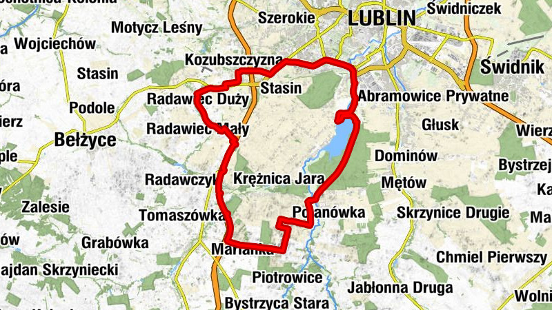 Zemborzyce - Zajazd Katarzyna - Lublin - Stare Miasto