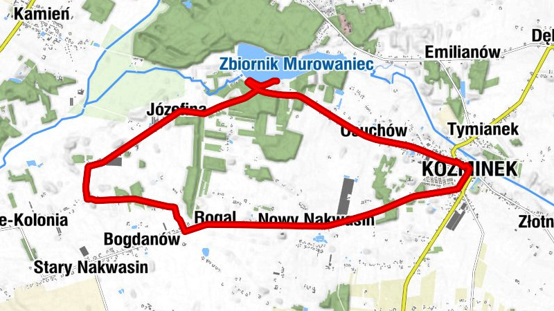 powiat kaliski - Rogal - Koźminek - Nowy Nakwasin