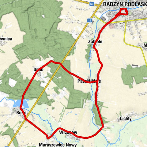 Radzyń Podlaski - Koszary - Osiedle Zabielska - Osiedle Zgoda